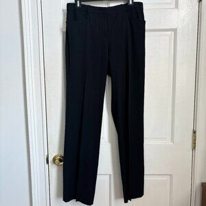 Jil Sander Pants Black Trousers Sz 38 Tailor Made 30" Inseam Wool Italy Designer